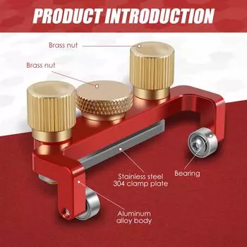 Держатель для заточки режущего инструмента, регулируемый угол, приспособление для заточки долота, алюминиевый сплав, кронштейн для заточки по дереву, угловое крепление, рубанок