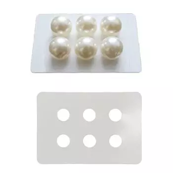 Держатель для жемчуга Карточка для выставки жемчуга Пустая выставочная доска для ожерелий/браслетов Аксессуары Держатель B