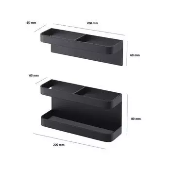 Держатель для зонта, магнитный, экономящий место, для помещений, без проколов, прочный, регулируемый по высоте держатель для зонта чёрный