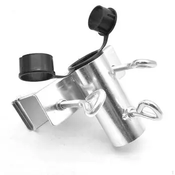 Держатель для зонта на патио, зажим, кронштейн, универсальная стойка для наружной установки на забор