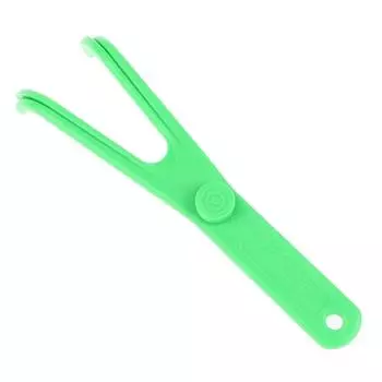 Держатель для зубной нити, держатель для гигиены полости рта, держатель для зубочисток, средство для чистки межзубных зубов зелёный