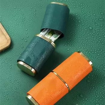 Держатель для зубной щетки и зубной пасты, портативный ящик для хранения зубных щеток, бытовой стакан для хранения, уличный держатель, аксессуары для ванной комнаты зелёный