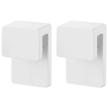 Держатель для зубных щеток Yamazaki Jitsugyo Film Hook W4, набор из 2 штук, белый W4 x x H6 см, без пленки, плавающий держатель для зубных щеток белый