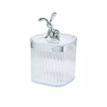 Держатель для зубочисток большой емкости, модный контейнер для зубочисток, коробка для хранения, банка для дома прозрачный