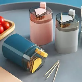 Держатель для зубочисток, прессованный, автоматический, держатель для зубочисток, кухонный, ресторанный, настольный органайзер, инструменты для чистки зубов