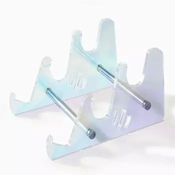 Держатель двухслойной механической клавиатуры Подставка для клавиатуры Подставка для клавиатуры Прозрачный акрил multicolor-three layers