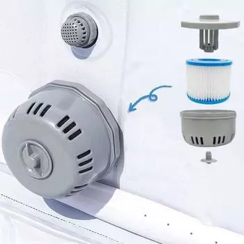 Держатель фильтра для Lay-Z-spa 54123 Простая установка Долговечные запасные части Надувная ванна 1