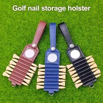 Держатель футболки для гольфа Контейнер для хранения большой емкости Износостойкий легкий портативный органайзер для футболок для гольфа Аксессуары синий