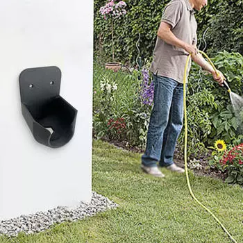 Держатель головки садового шланга, подвес для распылителя, кронштейн для распылительной насадки для фермы чёрный