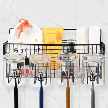 Держатель головки зубной щетки с 4 отделениями для щеток Органайзер для ванной комнаты