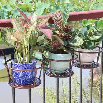 Держатель горшка для перил, подвесные растения в корзинах Style B