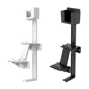 Держатель игрового контроллера, настенный кронштейн для PS5, PS4, Xbox Switch, держатель для наушников, универсальный держатель для геймпада, полка, аксессуар белый