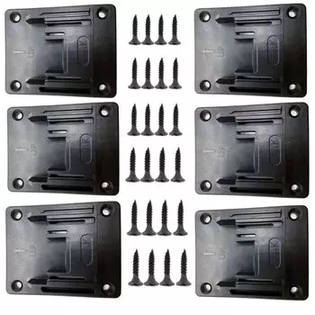 Держатель инструмента Makita 18V Power Tool Storage Rack Держатель электроинструмента Организуйте свое рабочее место Настенная полка для хранения Набор из 6 предметов Dilraba®