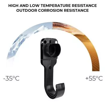 Держатель кабеля для зарядного устройства электромобиля, универсальный разъем для пистолетной головки, разъем типа 2, вилка ЕС для настенного крепления для зарядки электромобиля