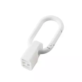 Держатель кабеля ELECOM с карабином для USB C белый EKCWCCC01WH