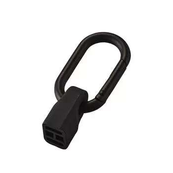 Держатель кабеля ELECOM с карабином для USB C черный EKCWCCC01BK