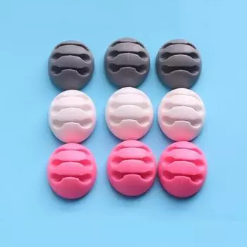 Держатель кабеля, протектор, органайзер для устройства управления, зажимы для настольной вилки, устройство для намотки шнура питания белый