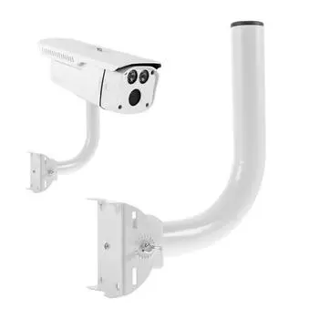 Держатель камеры видеонаблюдения, кронштейн для наблюдения, прочный кронштейн для крепления антенны с регулируемым углом наклона и высокой несущей способностью, настенный кронштейн белый