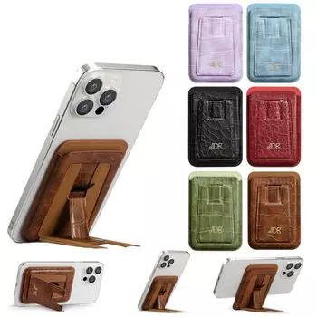 Держатель карты Magsafe для iPhone 13: Магнитная наклейка для карточек, настольная подставка Lazy. Magnetic card holder + magnetic ring