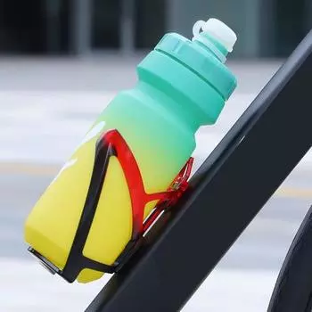 Держатель клетки для велосипедного водного зонта, легкий кронштейн для велосипедной чашки, простая установка, нескользящий держатель для бутылок, стойка для напитков для дороги чёрный