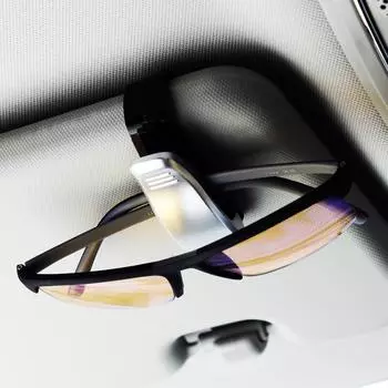 Держатель клипса многоцветный аксессуар 1шт солнцезащитный козырек портативные очки солнцезащитные очки для мужчин женщин автомобиль транспортное средство ручная работа синий