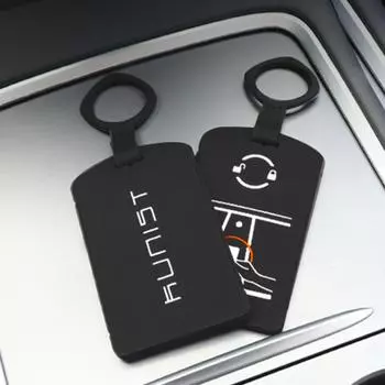 Держатель ключ-карты для модели 3/Y, силиконовый брелок для ключей, чехол для автомобильного брелока, защитный чехол для ключей, автомобильный Стайлинг