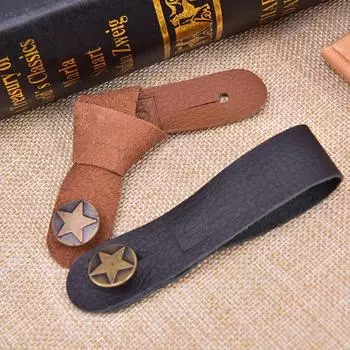Держатель кнопки ремня для акустической гитары - крючок для кожаного ремня для акустической гитары чёрный