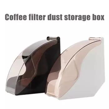 Держатель кофейного фильтра с крышкой, подходит для кофейных фильтров конической формы One Size чёрный