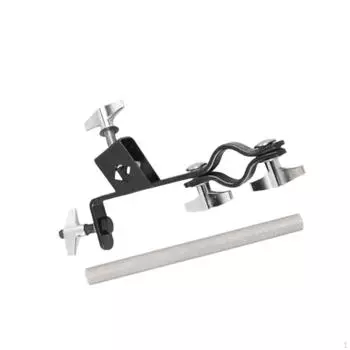 Держатель колокольчика Cowbell Clamp со стержнем Drum Set Mounting Кронштейн для репетиций Инструмент Hardware Musical Instrument