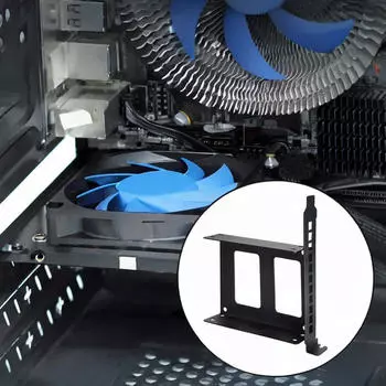 Держатель Комплект для крепления внутреннего дисковода для PCI SSD HDD Стабильный Профессиональный Металлический 2.5inch black