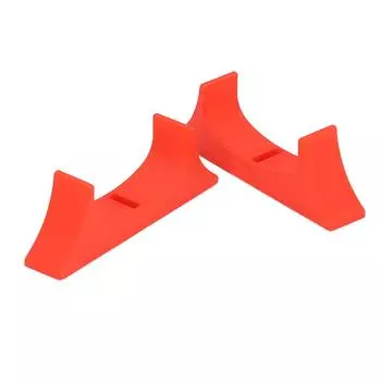 Держатель консоли Вертикальная подставка для Wii U Предотвращает скольжение Устойчивая 3D-печатная горизонтальная подставка Охлаждение красный