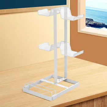 Держатель контроллера Игровая подставка Ручка Принадлежности Простая в установке гарнитура белый