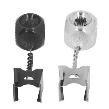 Держатель коробки для бильярдного мела 2 в 1, алюминиевый сплав, кий для бильярда, наконечник для бильярдного кия, приспособления для инструментов для снукера Black