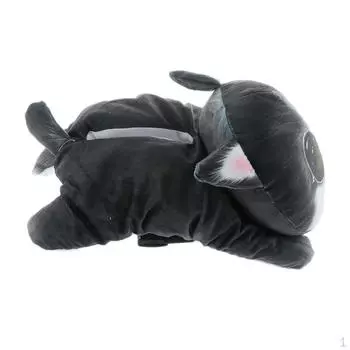 Держатель коробки с милым мультяшным животным, подвесной бумажный органайзер, многоцелевой органайзер для салфеток для дома, офиса, автомобиля и т. д. Akita Shape