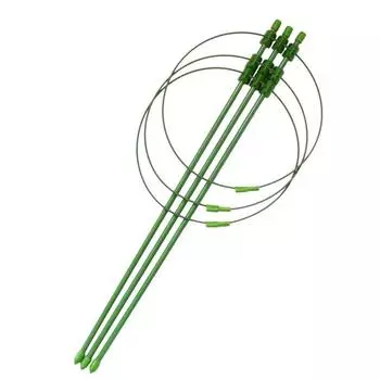 Держатель кронштейна для садовых растений, стойка для виноградной лозы, опорная рама в горшке, стальная решетка с пластиковым покрытием, декоративная решетка для овощей 1set