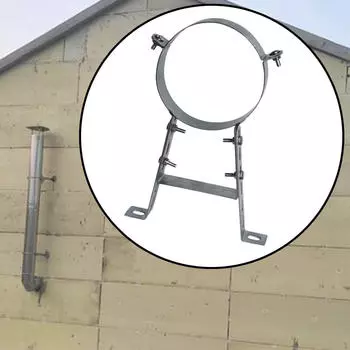 Держатель кронштейна для трубы дымохода, расстояние от стены 30 см, вешалка для печи, каминное оборудование for 150mm Pipe
