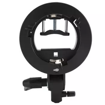 Держатель кронштейна для вспышки камеры с креплением Bowens, пластиковый металлический держатель кронштейна для вспышки камеры с круглой головкой для