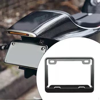 Держатель кронштейна номерного знака мотоцикла, рама из алюминиевого сплава для Carbon Pattern