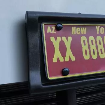 Держатель кронштейна переднего номерного знака, рамка номерного знака автомобиля, устойчивая к ржавчине, дребезжанию, устойчивая к погодным условиям, стандартная для США чёрный