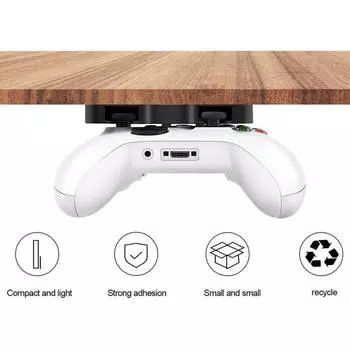 Держатель крючка для геймпада для Xboxseries S/X, кронштейн для подвешивания для Xbox One/Xbox 360, стойка для хранения контроллера под столом белый