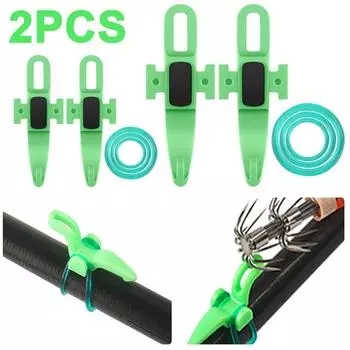 Держатель крючка для приманки многофункциональный для удочек, инструментов, аксессуаров (зеленый) ?