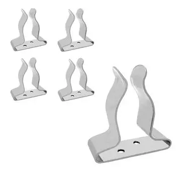 Держатель крюка для лодки, пружинный зажим из нержавеющей стали, кронштейн, аксессуары для морской яхты, комплект аксессуаров 1 pack