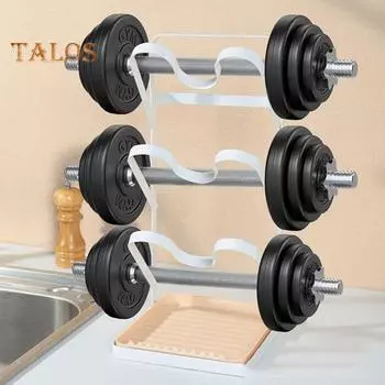 Держатель крышки для кастрюли, многослойная конструкция, высокая устойчивость к ржавчине, устойчив к коррозии, прочный, выдерживающий нагрузку держатель крышки для кухонных принадлежностей, стойка для хранения чёрный