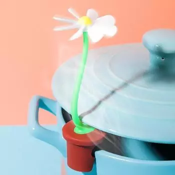 Держатель крышки кастрюли, подъёмник крышки с защитой от проливания, устройство выпуска пара Flower Power, устройство для выкипания кастрюли 2pcs