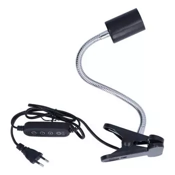 Держатель лампы для обогрева рептилий Кронштейн лампы для обогрева рептилий с функцией таймера E27