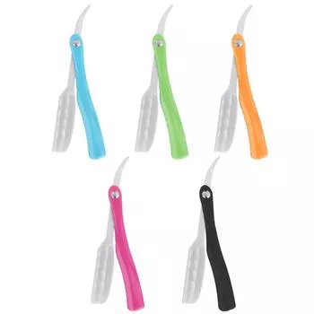 Держатель лезвия для бритья бороды, противоскользящий держатель лезвия для бритья волос на лице, аксессуар для инструмента Purple