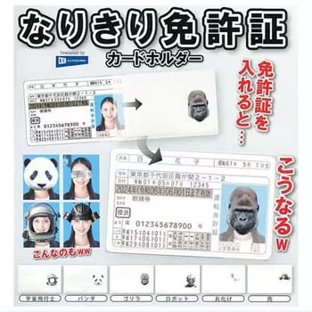 Держатель лицензионной карты Narikiri x все 6 типов набор полный комплект Gacha Gacha капсульная игрушка