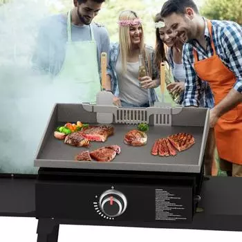 Держатель лопатки для смазки, для Blackstone, из нержавеющей стали, магнитная жироуловитель, гриль, пищевая сетка, стойка для шпателя для пикника, аксессуары для барбекю на открытом воздухе Sets