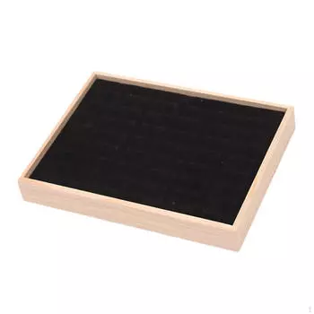 Держатель лотка для ювелирных колец, защитное хранилище ювелирных изделий Black Velvet