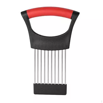 Держатель лука для нарезки лимона, измельчитель, портативный резак с удобной ручкой Black and Red